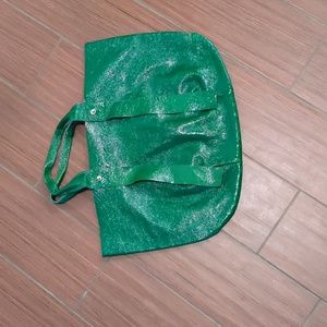 Clare V Green Trop Tote